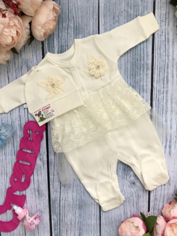 Купить оптом 163.Комбинезон ясельный, хлопок 100 % интерлок в Ухте