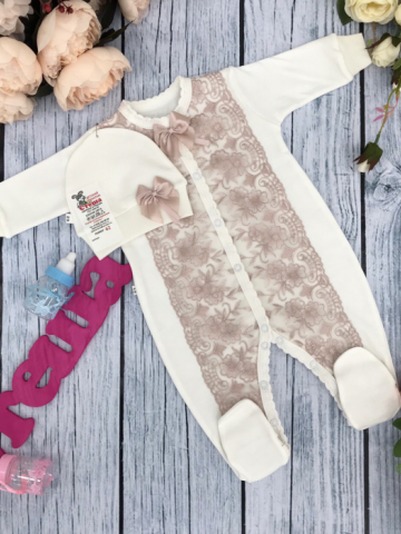 Купить оптом 216-П. Комбинезон с шапкой,100% хлопок интерлок в Ухте